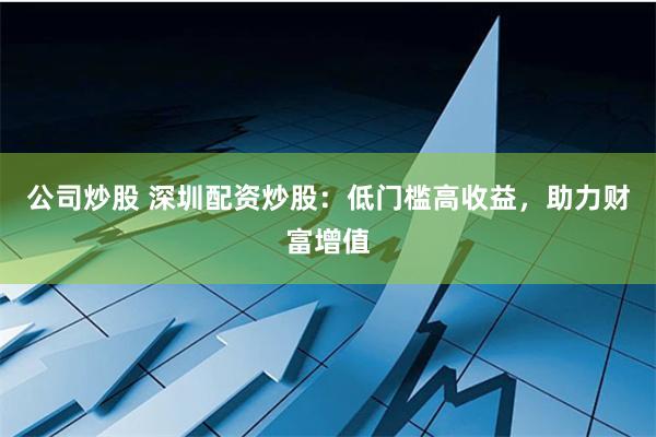 公司炒股 深圳配资炒股：低门槛高收益，助力财富增值